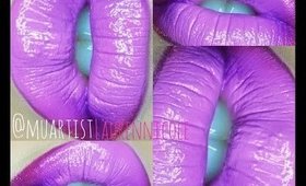 Purple Ombre Lip look | LAUREN NICOLE