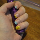 Gold and Turquoise