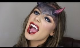 Sexy Devil Make Up Tutorial-31 Days Of Halloween