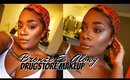 Bronze and Glowy Drugstore Makeup for Dark and Brown Skin| GRWM