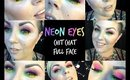 Sugarpill Neon Eye Look | Bright & Fun | Inspired by BatALash