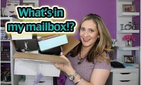 What's in my Mailbox!?  (Algenist, YSL, Dove, Ofra, Bdellium Tools, Madam Glam, Sparkle & Court)