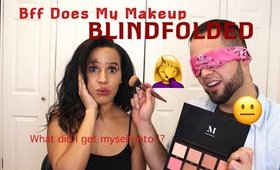 Blindfolded Makeup Challenge Ft. My Bff