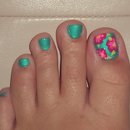 floral toes (: