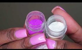 peach pink glitter cut crease makeup tutorial