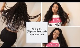 Handmade wig!!!!! FLIP OVER METHOD!! Fea. Klaiyi Hair