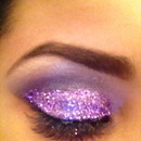 Loose Purple Glitter Eyeshadow