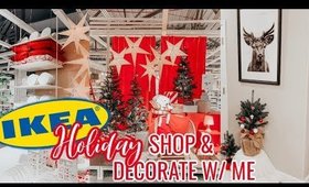 IKEA HOLIDAY Shop With Me & DECORATE Home Decor