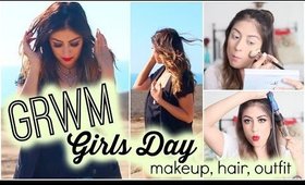 Get Ready with Me: Girls Day Hair, Makeup, Outfit