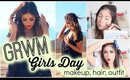 Get Ready with Me: Girls Day Hair, Makeup, Outfit