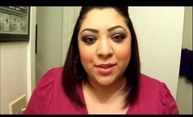 Pink & brown eyeshadow tutorial!