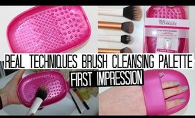 Real Techniques Brush Cleansing Palette | FIRST IMPRESSIONS WEEK!