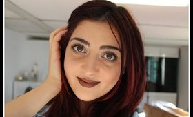 GRWM | Simple Eye with a Brown Lip | Emily