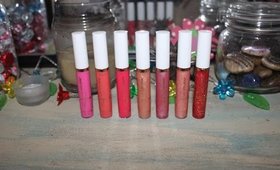 LA Colors Lipgloss Review & Lip Swatches [New Packaging]