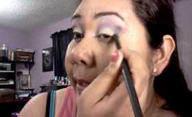 Cute and simple purple look