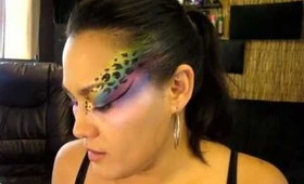 (NYX Face Awards 2012 Submission) Face Painting Makeup Tutorial Leopard Print Eye Design