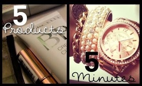 ♥ School Makeup: 5 Products, 5 Minutes!  ||  RachhLoves ♥