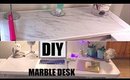 DIY Marble Desk | DIY Drawer Organizer under $2