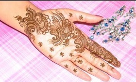 Indo Arabic Mehndi Henna Tattoo Design : How to Make Henna Mehendi Design : Bridal Mehendi