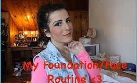 My Foundation/ Face Routine|Talk Through|MakeUpMelissaa