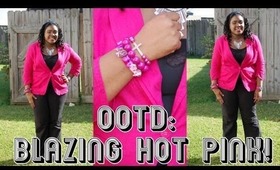 OOTD | Blazing Hot Pink ft. Black!