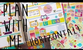 Plan with Me | Horizontal Whimsical Birds & Houses Theme
