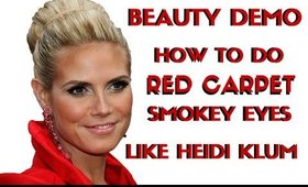 HEIDI KLUM INSPIRED EYES BEAUTY TUTORIAL STEP BY STEP - karma33