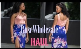 HAUL: RoseWholesale Fashion w/ OOTD