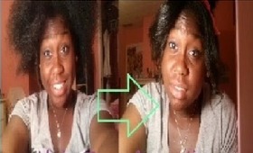 Hair Transformation: Afro to Chic Bun!