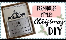 DIY ADVENT CALENDAR! DIY FARMHOUSE CHRISTMAS DECOR 2017!