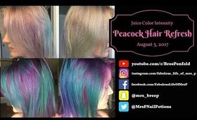 Hair Colour Tutorial | Peacock-Mermaid Hair | Joico Color Intensity | Fabulous Life of Mrs. P