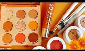 NEW Colourpop ORANGE YOU GLAD Collection Swatches | Lillee Jean