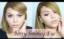 Berry Smokey Eye Makeup Tutorial | Ashelinaa