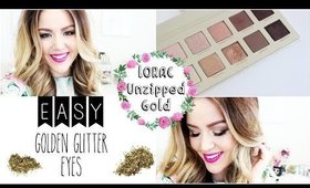 LORAC Unzipped Gold | Golden Glitter