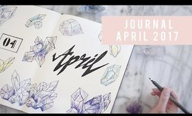 How-To Plan with Me - April 2017 | Bullet Journal | ANN LE