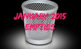 January 2015 Empties