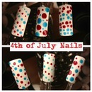 My 4th of July Nails