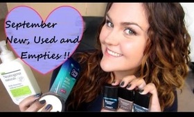 September New, Used and Empties!! Butter London, Sephora and MORE!