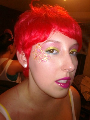 I did this look for the DAYGLOW Show