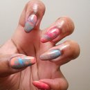 Spring Marble Nails