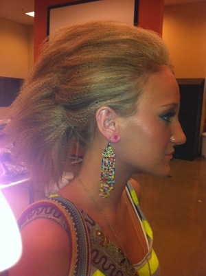 This is hair i did for an Aveda fashion show