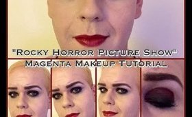 "Rocky Horror Picture Show" Magenta Halloween Makeup Tutorial