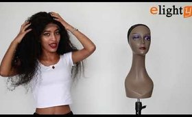 afro wigs human hair | afro kinky curly lace font wig
