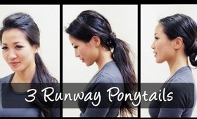 3 Runway Ponytail Looks