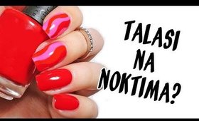 Elegantni TALASASTI NOKTI (pomoću makaza za papir!) | bydanijela.com