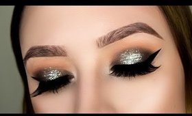 Holographic Glitter Smokey Eye Makeup Tutorial // Holographic Makeup