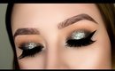 Holographic Glitter Smokey Eye Makeup Tutorial // Holographic Makeup