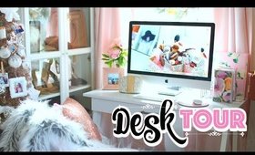 Pinterest Inspired DESK TOUR! | Belinda Selene