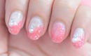 Pink glitters, stars and pearl deco gyaru inspired nail design tutorial
