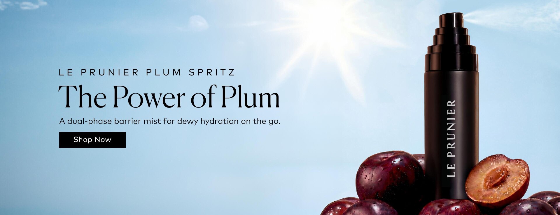 New from Le Prunier: Plum Spritz, a calming, facial mist loaded with hydrating ingredients, suitable for all skin types, and leaves skin looking radiant. Shop it on Beautylish.com